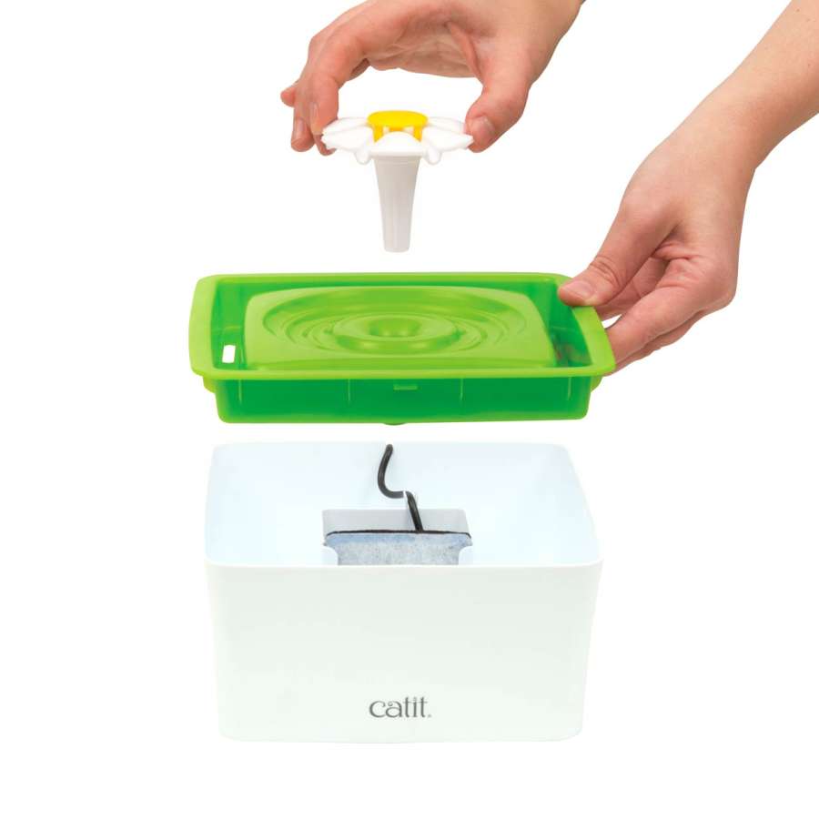 Catit 43735 Flower Fountain Mini Otomatik Kedi Su Sebili Kedi Mama ve