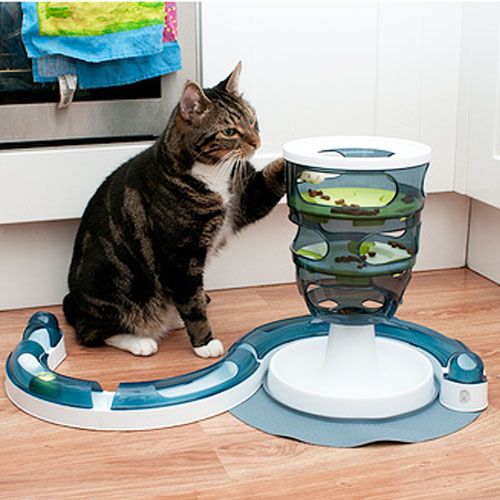 Catit 50745 Senses Kedi Mama Oyun Standı Kedi Oyuncakları, Kedi Mama
