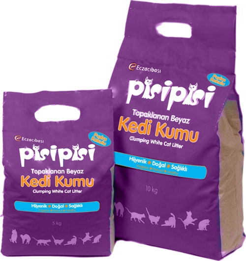 Eczacıbaşı Pisipisi İnce Taneli Doğal Kedi Kumu 10 Kg(12 Lt) Kedi