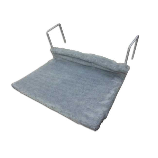 Gri Askılı Radyatör Minder Kedi Yatağı 47x34x22 Cm Kedi Yatak Yuva ve