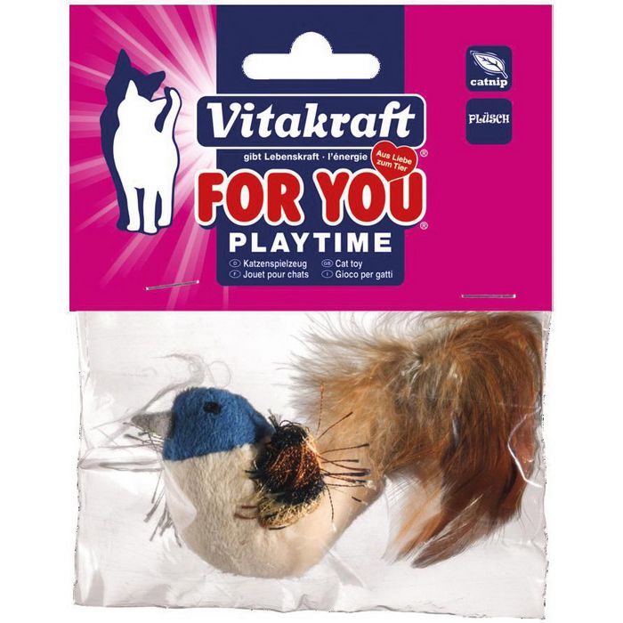Vitakraft 28654 Peluş Ördek Tüylü Kedi Oyuncak Kedi Oyuncakları