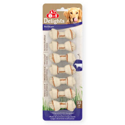 8in1 Delights Biftekli Ağız Bakım Burgu Kemiği 7'li Paket 84 Gr - 8in1