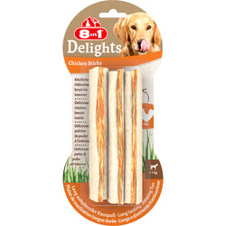 8in1 - 8in1 Delights Bones Köpekler İçin Ağız Bakım Çubuğu 3'lü 75 Gr