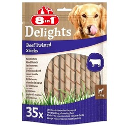 8in1 - 8in1 Delights Bones Köpekler İçin Biftekli Ağız Bakım Çubuğu 35'li 190 Gr