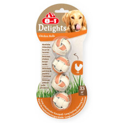 8in1 Delights Chewing Balls Press Bone 4 Pieces 36 Gr. - 8in1