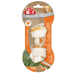 8in1 - 8in1 Delights Delights Bone Köpek Ağız Bakım Burgu Kemiği Small 35 Gr