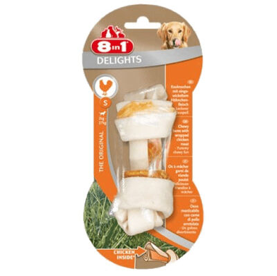 8in1 Delights Delights Bone Köpek Ağız Bakım Burgu Kemiği Small 35 Gr