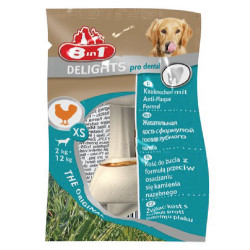 8in1 - 8in1 Delights Pro Dental Bones Köpek Ağız Bakım Burgu Kemiği XS 12 Gr