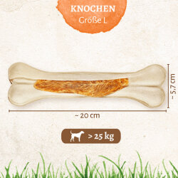 8in1 Delights Dental Press Bone Large 130 Gr. - 4