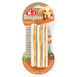 8in1 Delights Dental Press Bone Stick 3 Pieces 75 Gr. - 8in1