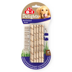 8in1 Delights Dental Press Bone Stick with Beef 10 Pieces 55 Gr. - 1