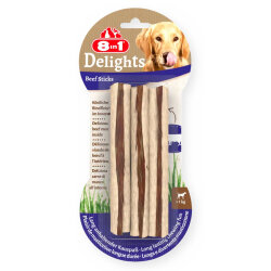 8in1 Delights Köpekler İçin Biftekli Ağız Bakım Çubuğu 3'lü 75 Gr - 8in1