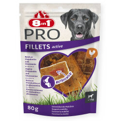 8in1 Fillets Pro Active Eklem Sağlığı Köpek Ödülü 80 Gr - 8in1