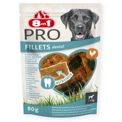 8in1 Fillets Pro Dental Ağız ve Diş Sağlığı Köpek Ödülü 80 Gr - 8in1
