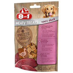 8in1 - 8in1 Meaty Treats 661440 Ördek Etli Kurutulmuş Tahılsız Köpek Ödülü 50 Gr