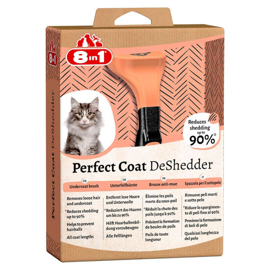 8in1 Perfect Coat DeShedder Kediler İçin Furminatör - 2