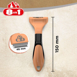 8in1 Perfect Coat DeShedder Kediler İçin Furminatör - 3
