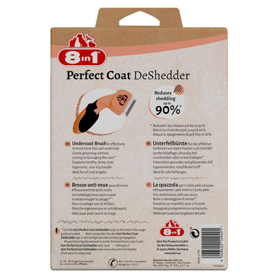 8in1 Perfect Coat DeShedder Kediler İçin Furminatör - 4