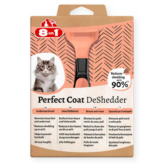 8in1 Perfect Coat DeShedder Kediler İçin Furminatör - 1