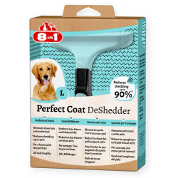 8in1 Perfect Coat DeShedder Köpekler İçin Furminatör - Large - 2