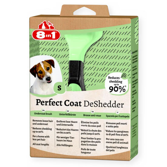 8in1 Perfect Coat DeShedder Köpekler İçin Furminatör - Small - 2