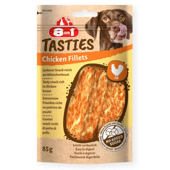 8in1 Tasties Chicken Fillets Tavuk Fileto Köpek Ödülü 85 Gr - 1