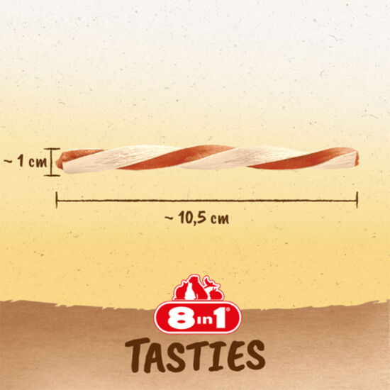 8in1 Tasties Twisters Tavuklu Balıklı Burgu Köpek Ödülü 85 Gr - 4
