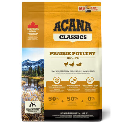 Acana Classics Prairie Poultry Adult Dry Dog Food 2 Kg.