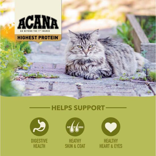 Acana Grasslands Adult Dry Cat Food 4,5 Kg. - 4