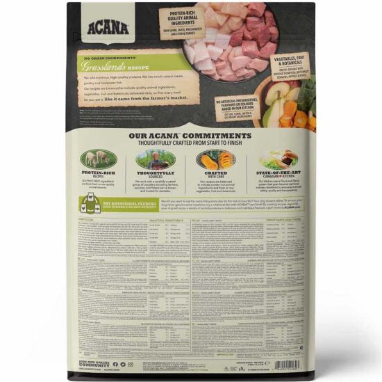 Acana Grasslands Adult Dry Dog Food 11,4 Kg. - 2