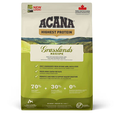 Acana Grasslands Adult Dry Dog Food 2 Kg.