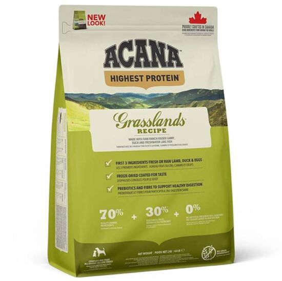 Acana Grasslands Kuzu ve Ördek Tahılsız Köpek Maması 2 Kg - 1
