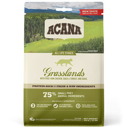 Acana - Acana Grasslands Ördek ve Bıldırcın Tahılsız Kedi Maması 1,8 Kg 