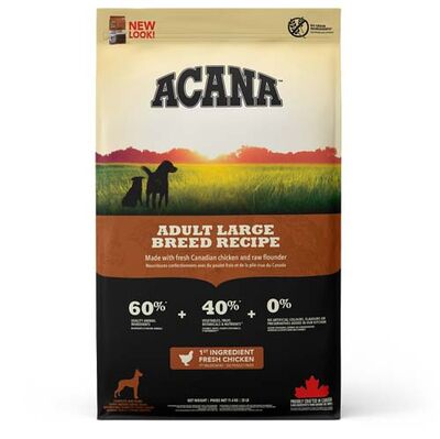 Acana Heritage Adult Large Breed Dry Dog Food 17 Kg.