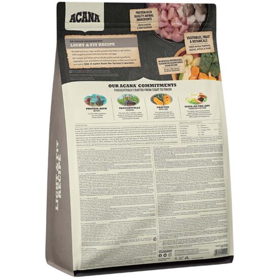 Acana Light Fit Tahılsız Köpek Maması 2 Kg - 2