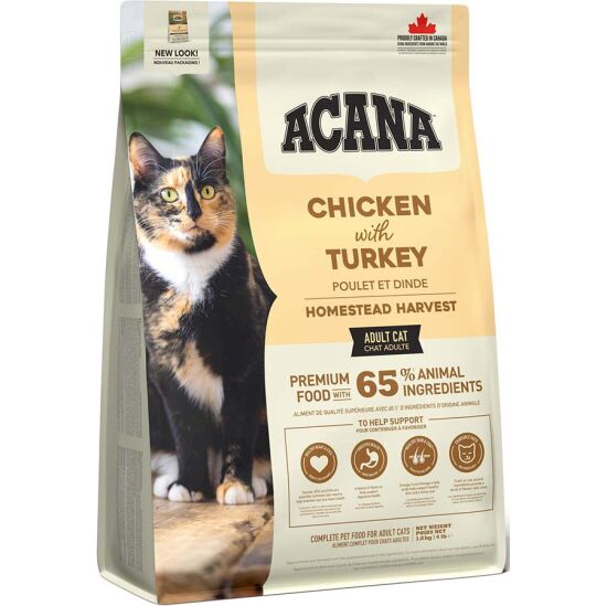 Acana Homestead Harvest Yetişkin Kedi Maması 1,8 Kg + Gimcat Kedi Pudingi 150 Gr - 2