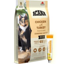 Acana Homestead Harvest Yetişkin Kedi Maması 4,5 Kg + Gimcat 20 Gr Multivitamin Paste - Acana