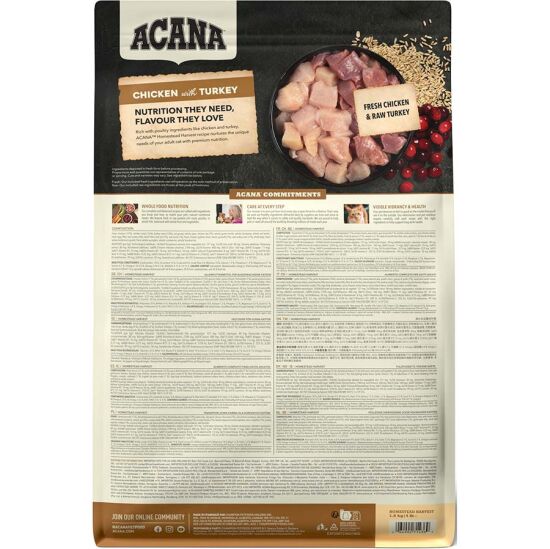 Acana Homestead Harvest Yetişkin Kedi Maması 4,5 Kg + Gimcat 20 Gr Multivitamin Paste - 3