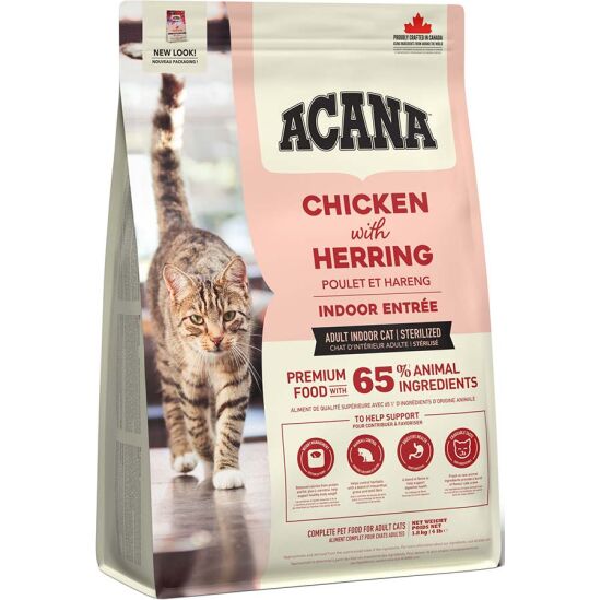 Acana Indoor Entree Sterilised Kısırlaştırılmış Kedi Maması 1,8 Kg + Gimcat Kedi Pudingi 150 Gr - 2