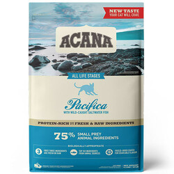 Acana - Acana Pacifica Cat Tahılsız Balıklı Kedi Maması 4,5 Kg + 2 Adet Temizlik Mendili