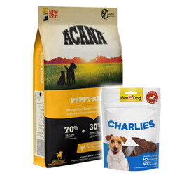 Acana Puppy Junior Yavru Tahılsız Köpek Maması 17 Kg + Gimdog 70 Gr Köpek Ödülü - Acana