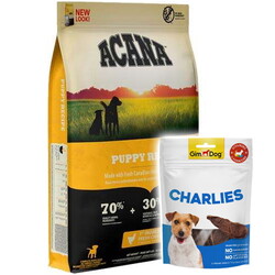 Acana Puppy Junior Yavru Tahılsız Köpek Maması 2 Kg + Gimdog 70 Gr Köpek Ödülü - Acana
