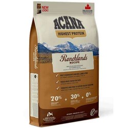 Acana - Acana Ranchlands Kuzu ve Bizon Etli Tahılsız Köpek Maması 2 Kg