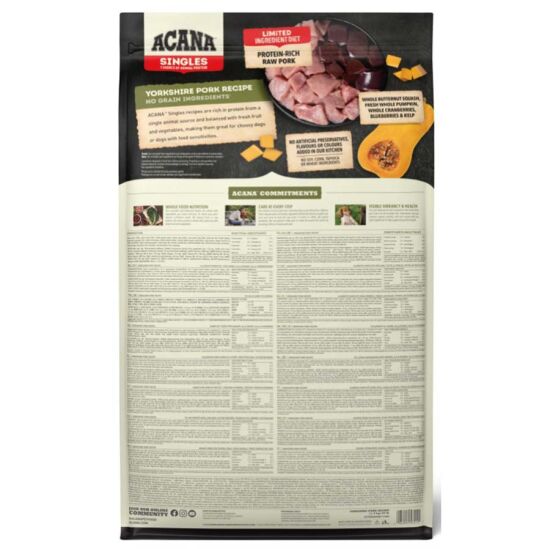 Acana Yorkshire Pork Domuz ve Balkabaklı Köpek Maması 11,4 Kg - 2