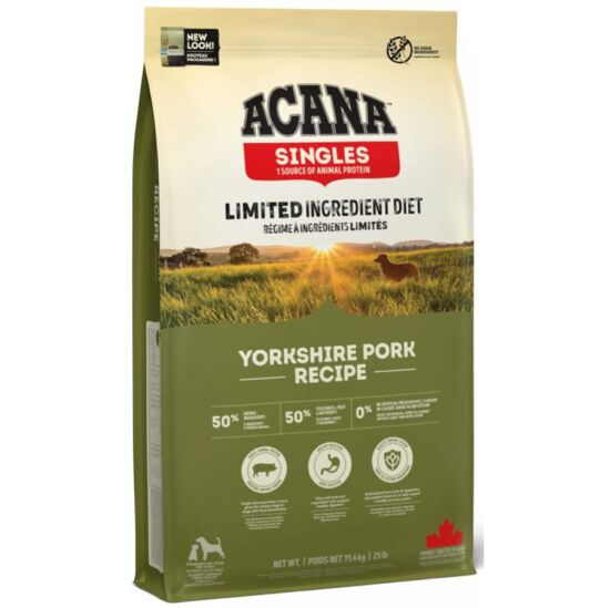 Acana Yorkshire Pork Domuz ve Balkabaklı Köpek Maması 11,4 Kg - 1