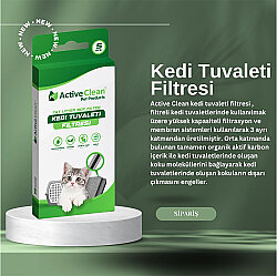 Active Clean Kedi Tuvalet Filtresi 5 li Paket - 2