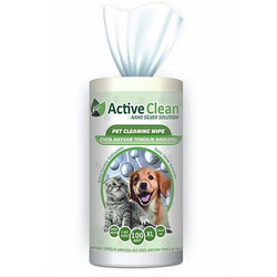 Active Clean - Active Clean Nano Gümüş Solüsyonlu Evcil Hayvan Havlusu