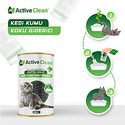Active Clean Plus Kedi Kumu Koku Giderici 420 Gr - 3