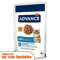 Advance Adult Chicken Tavuk Etli Kedi Yaş Maması 85 Gr - Advance