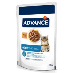 Advance Adult Chicken Tavuk Etli Kedi Yaş Maması 85 Gr - Advance